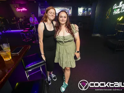 A professional photo of guests enjoying themselves at Cocktails Nightclub from our gallery.