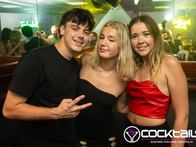 A professional photo of guests enjoying themselves at Cocktails Nightclub from our gallery.