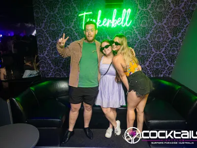 A professional photo of guests enjoying themselves at Cocktails Nightclub from our gallery.