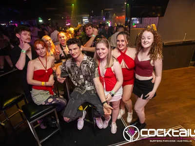 A professional photo of guests enjoying themselves at Cocktails Nightclub from our gallery.