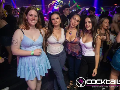 A professional photo of guests enjoying themselves at Cocktails Nightclub from our gallery.