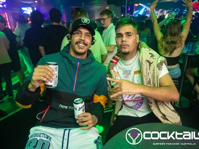 A professional photo of guests enjoying themselves at Cocktails Nightclub from our gallery.