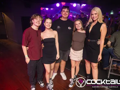 A professional photo of guests enjoying themselves at Cocktails Nightclub from our gallery.