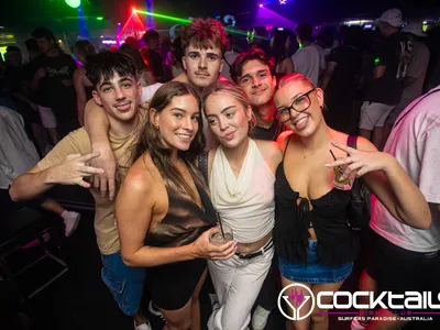 A professional photo of guests enjoying themselves at Cocktails Nightclub from our gallery.