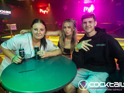 A professional photo of guests enjoying themselves at Cocktails Nightclub from our gallery.