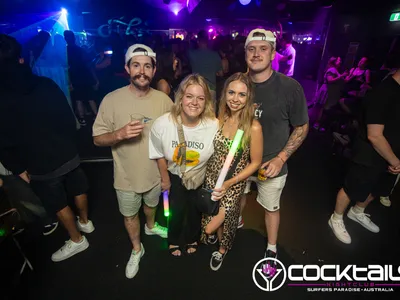 A professional photo of guests enjoying themselves at Cocktails Nightclub from our gallery.