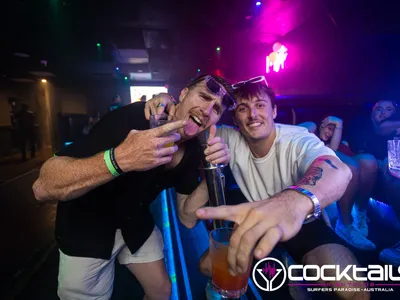 A professional photo of guests enjoying themselves at Cocktails Nightclub from our gallery.