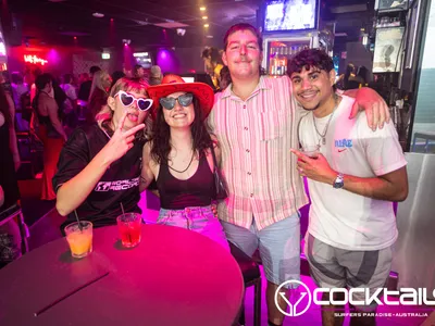 A professional photo of guests enjoying themselves at Cocktails Nightclub from our gallery.