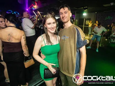 A professional photo of guests enjoying themselves at Cocktails Nightclub from our gallery.