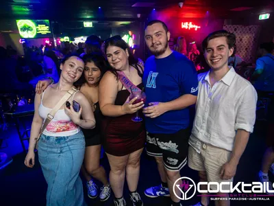 A professional photo of guests enjoying themselves at Cocktails Nightclub from our gallery.