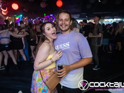 A professional photo of guests enjoying themselves at Cocktails Nightclub from our gallery.