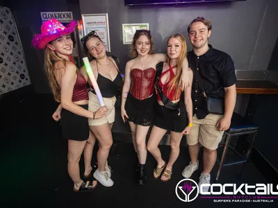 A professional photo of guests enjoying themselves at Cocktails Nightclub from our gallery.