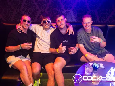 A professional photo of guests enjoying themselves at Cocktails Nightclub from our gallery.