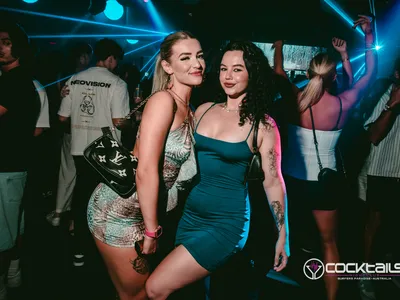 A professional photo of guests enjoying themselves at Cocktails Nightclub from our gallery.