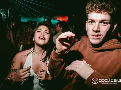 A professional photo of guests enjoying themselves at Cocktails Nightclub from our gallery.