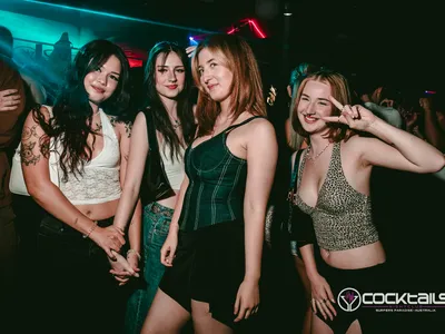 A professional photo of guests enjoying themselves at Cocktails Nightclub from our gallery.