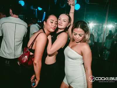 A professional photo of guests enjoying themselves at Cocktails Nightclub from our gallery.