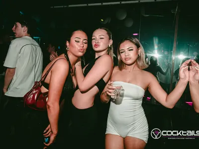 A professional photo of guests enjoying themselves at Cocktails Nightclub from our gallery.