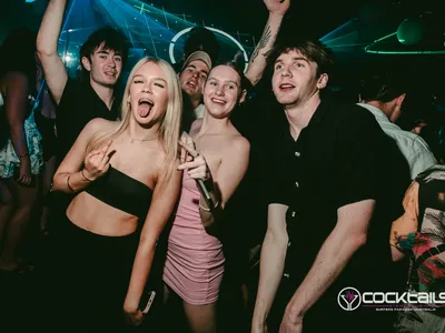 A professional photo of guests enjoying themselves at Cocktails Nightclub from our gallery.