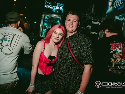 A professional photo of guests enjoying themselves at Cocktails Nightclub from our gallery.