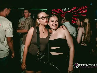 A professional photo of guests enjoying themselves at Cocktails Nightclub from our gallery.