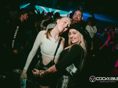 A professional photo of guests enjoying themselves at Cocktails Nightclub from our gallery.