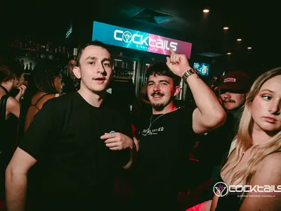 A professional photo of guests enjoying themselves at Cocktails Nightclub from our gallery.