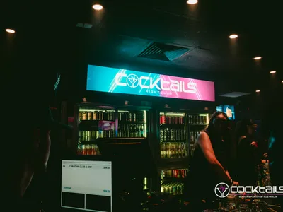 A professional photo of guests enjoying themselves at Cocktails Nightclub from our gallery.