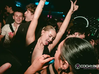 A professional photo of guests enjoying themselves at Cocktails Nightclub from our gallery.