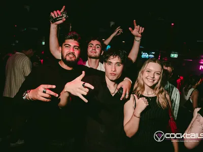 A professional photo of guests enjoying themselves at Cocktails Nightclub from our gallery.