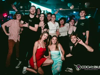 A professional photo of guests enjoying themselves at Cocktails Nightclub from our gallery.