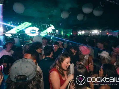 A professional photo of guests enjoying themselves at Cocktails Nightclub from our gallery.