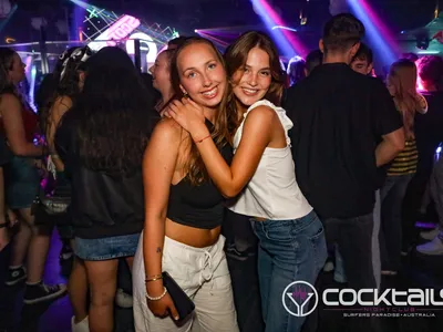 A professional photo of guests enjoying themselves at Cocktails Nightclub from our gallery.