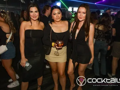 A professional photo of guests enjoying themselves at Cocktails Nightclub from our gallery.