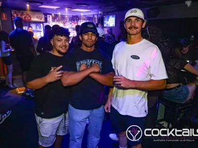 A professional photo of guests enjoying themselves at Cocktails Nightclub from our gallery.