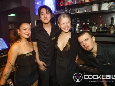 A professional photo of guests enjoying themselves at Cocktails Nightclub from our gallery.