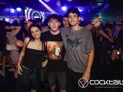 A professional photo of guests enjoying themselves at Cocktails Nightclub from our gallery.