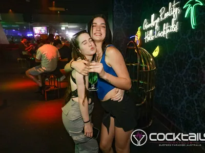 A professional photo of guests enjoying themselves at Cocktails Nightclub from our gallery.