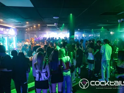 A professional photo of guests enjoying themselves at Cocktails Nightclub from our gallery.