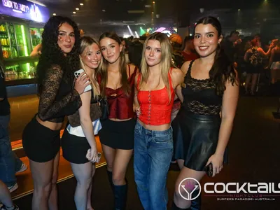 A professional photo of guests enjoying themselves at Cocktails Nightclub from our gallery.