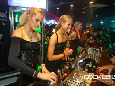 A professional photo of guests enjoying themselves at Cocktails Nightclub from our gallery.