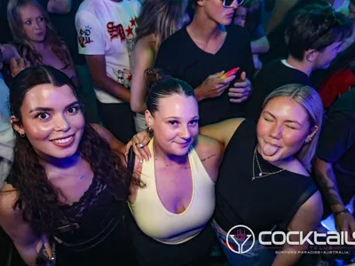 A professional photo of guests enjoying themselves at Cocktails Nightclub from our gallery.