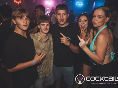 A professional photo of guests enjoying themselves at Cocktails Nightclub from our gallery.