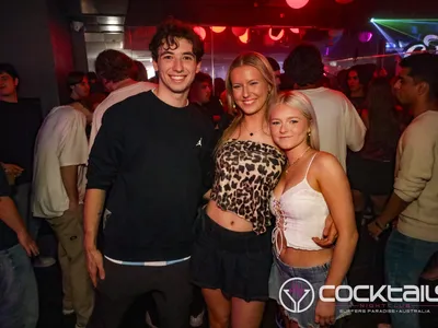 A professional photo of guests enjoying themselves at Cocktails Nightclub from our gallery.