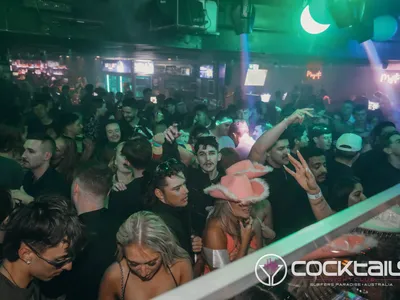 A professional photo of guests enjoying themselves at Cocktails Nightclub from our gallery.