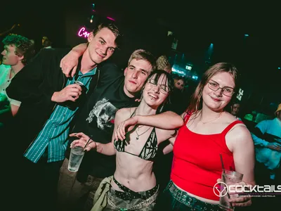 A professional photo of guests enjoying themselves at Cocktails Nightclub from our gallery.