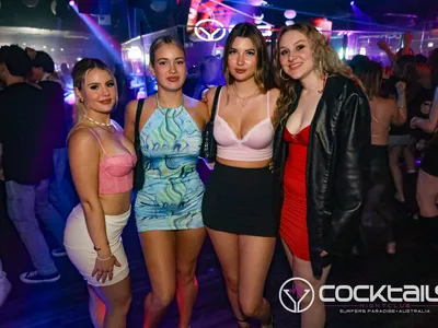 A professional photo of guests enjoying themselves at Cocktails Nightclub from our gallery.