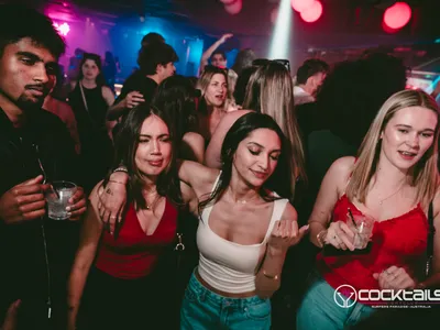 A professional photo of guests enjoying themselves at Cocktails Nightclub from our gallery.