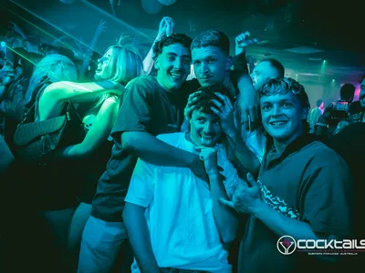 A professional photo of guests enjoying themselves at Cocktails Nightclub from our gallery.