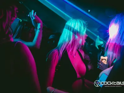 A professional photo of guests enjoying themselves at Cocktails Nightclub from our gallery.